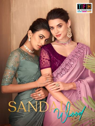 Sandalwood 11th Edition By TFH Designer Partywear Saree Collection